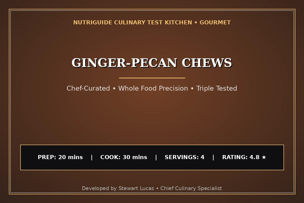 Ginger-Pecan Chews