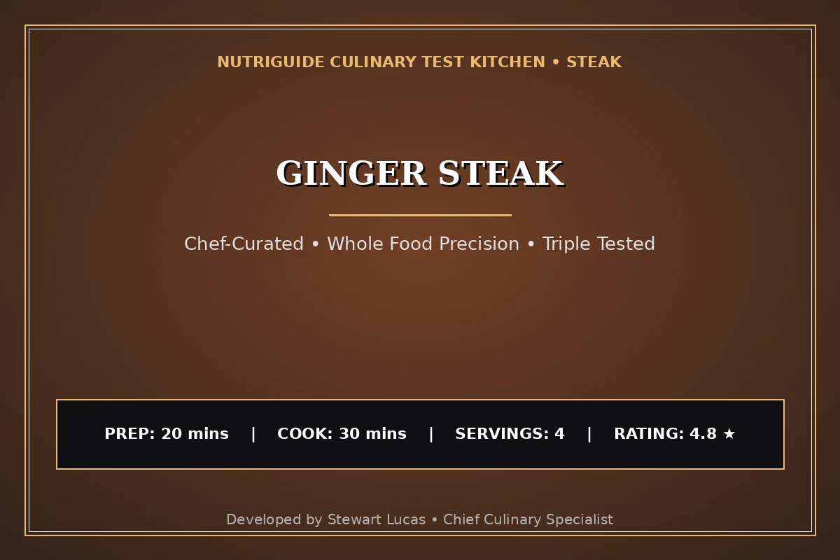 Ginger Steak