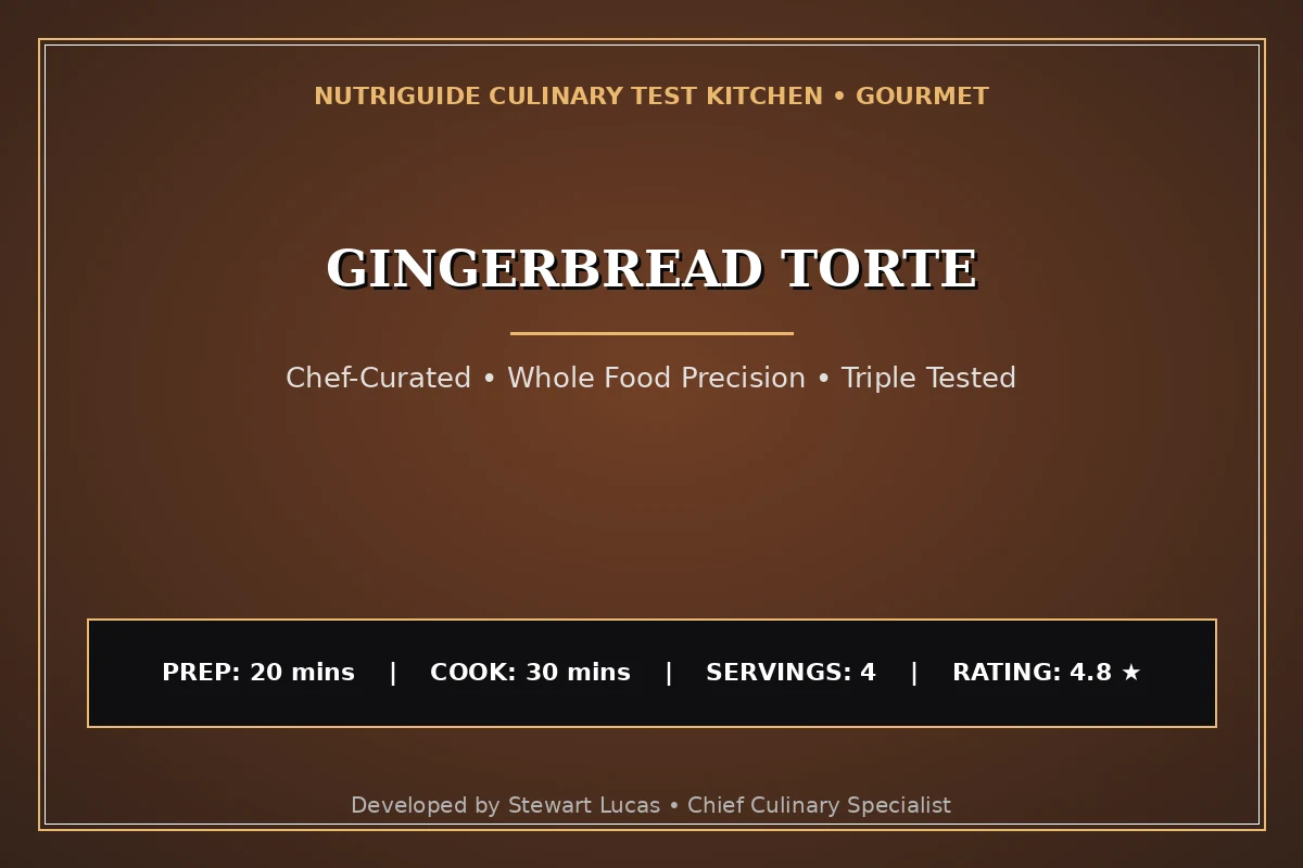 Gingerbread Torte