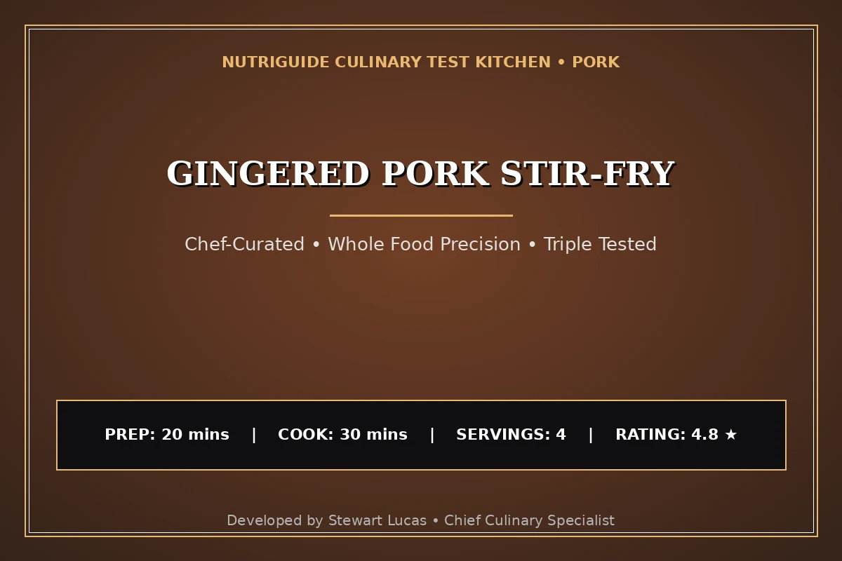 Gingered Pork Stir-Fry