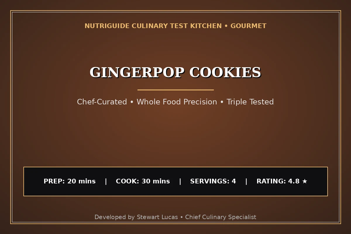Gingerpop Cookies