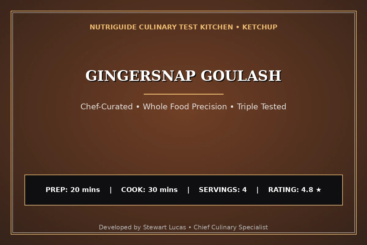 Gingersnap Goulash