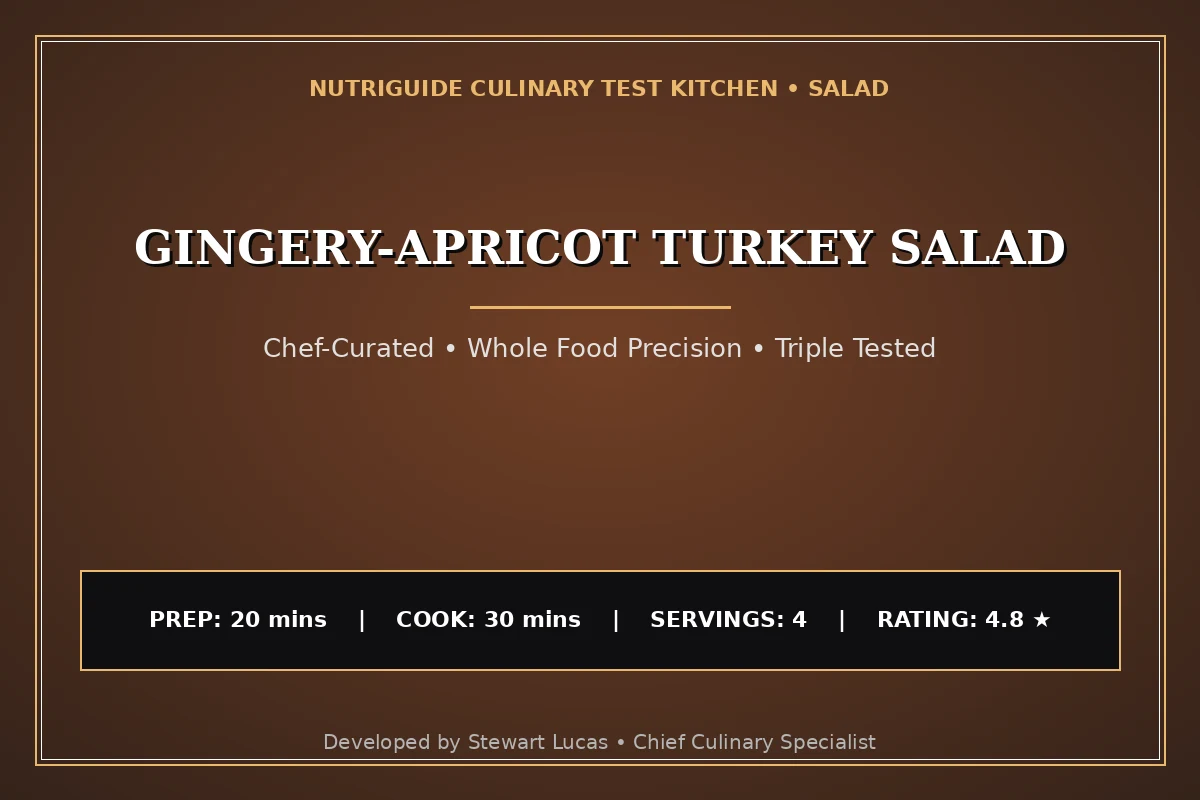 Gingery-Apricot Turkey Salad