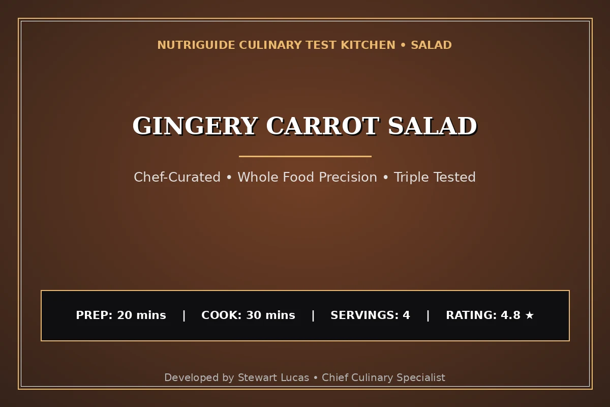 Gingery Carrot Salad