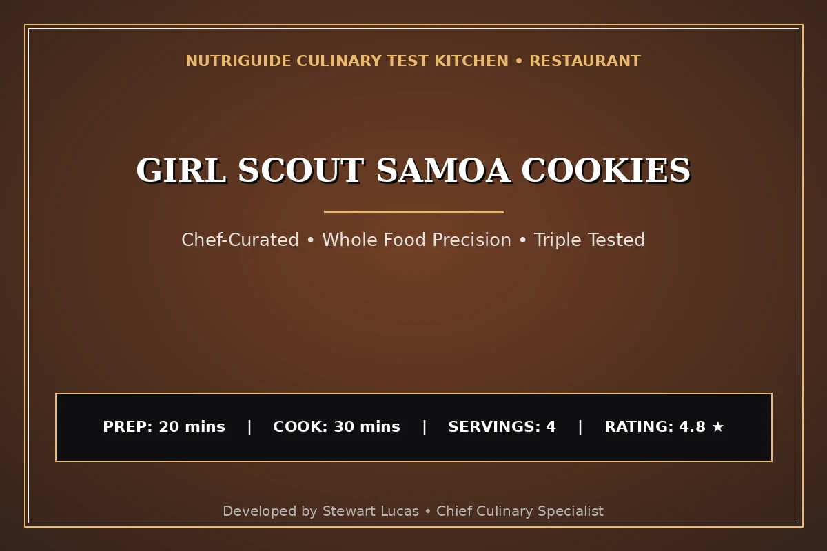 Girl Scout Samoa Cookies