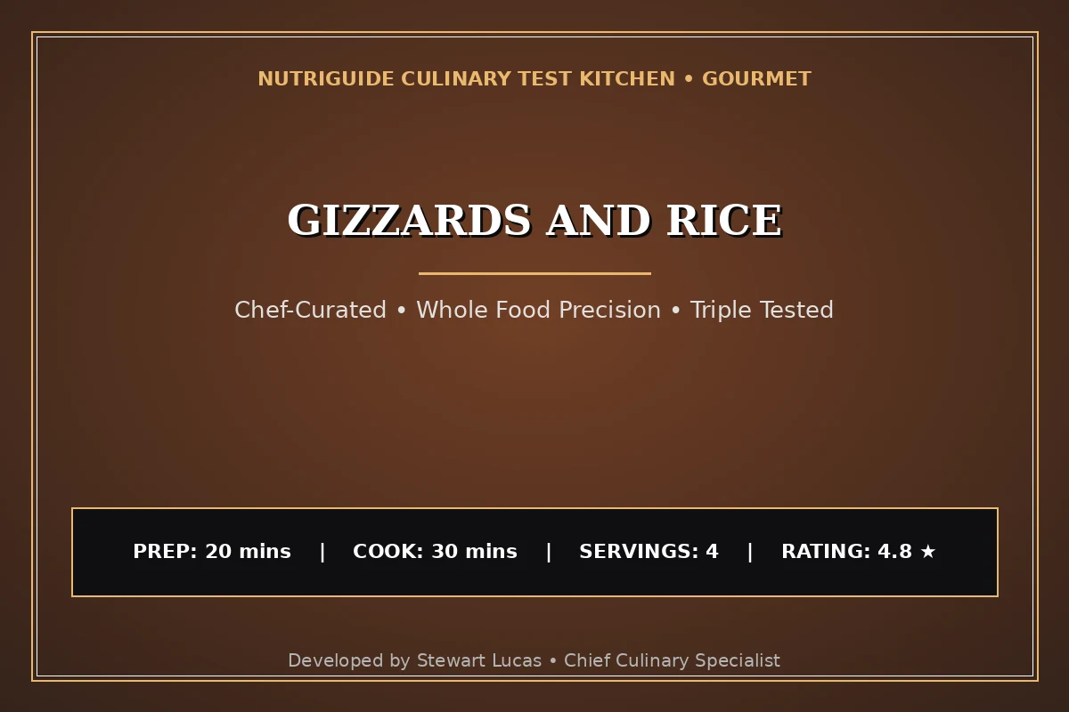 Gizzards And Rice