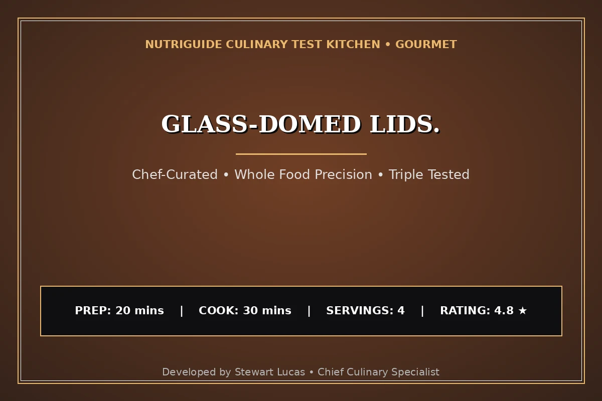 Glass-Domed Lids.