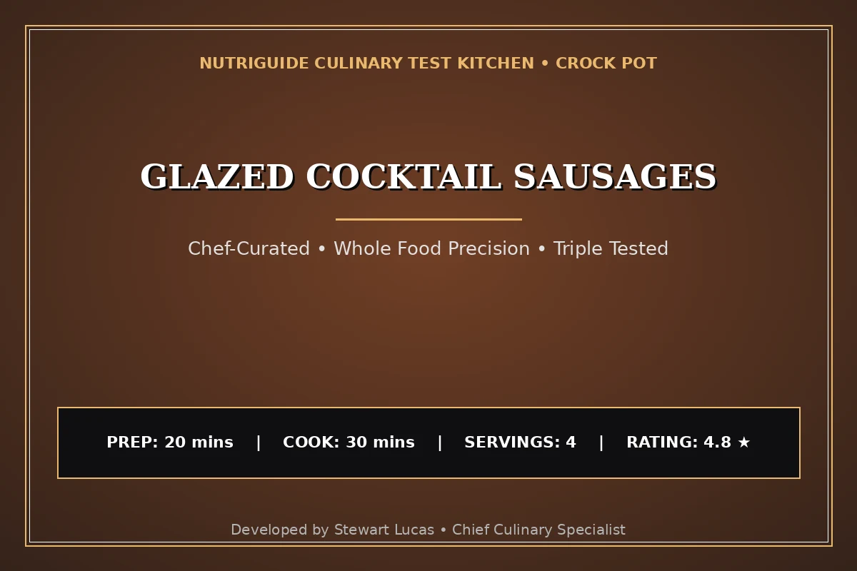 Glazed Cocktail Sausages