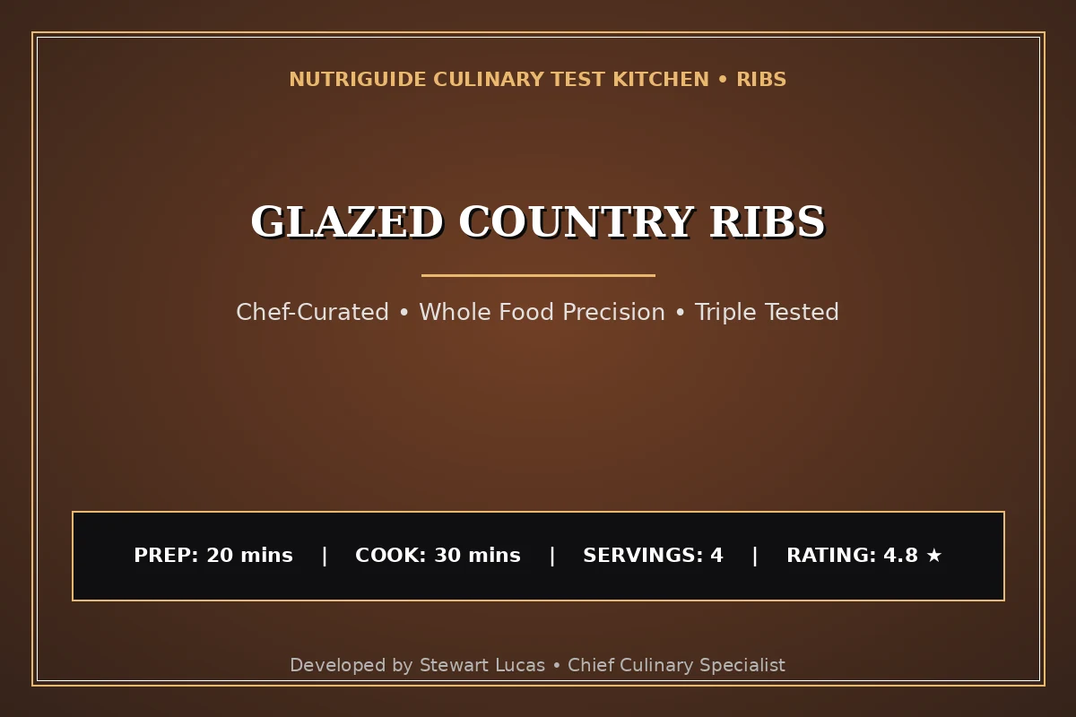 Glazed Country Ribs