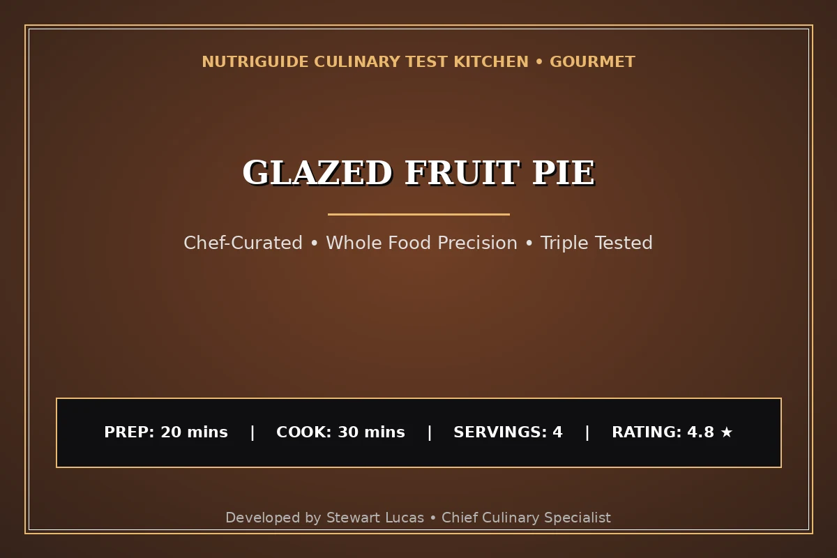 Glazed Fruit Pie