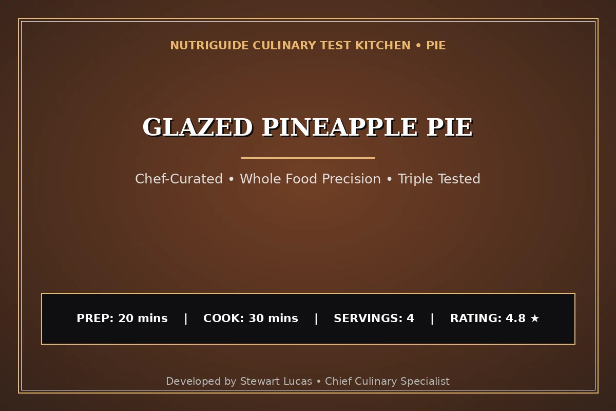 Glazed Pineapple Pie