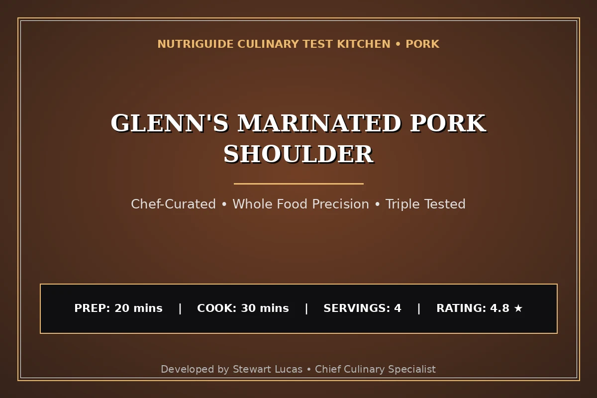 Glenn'S Marinated Pork Shoulder
