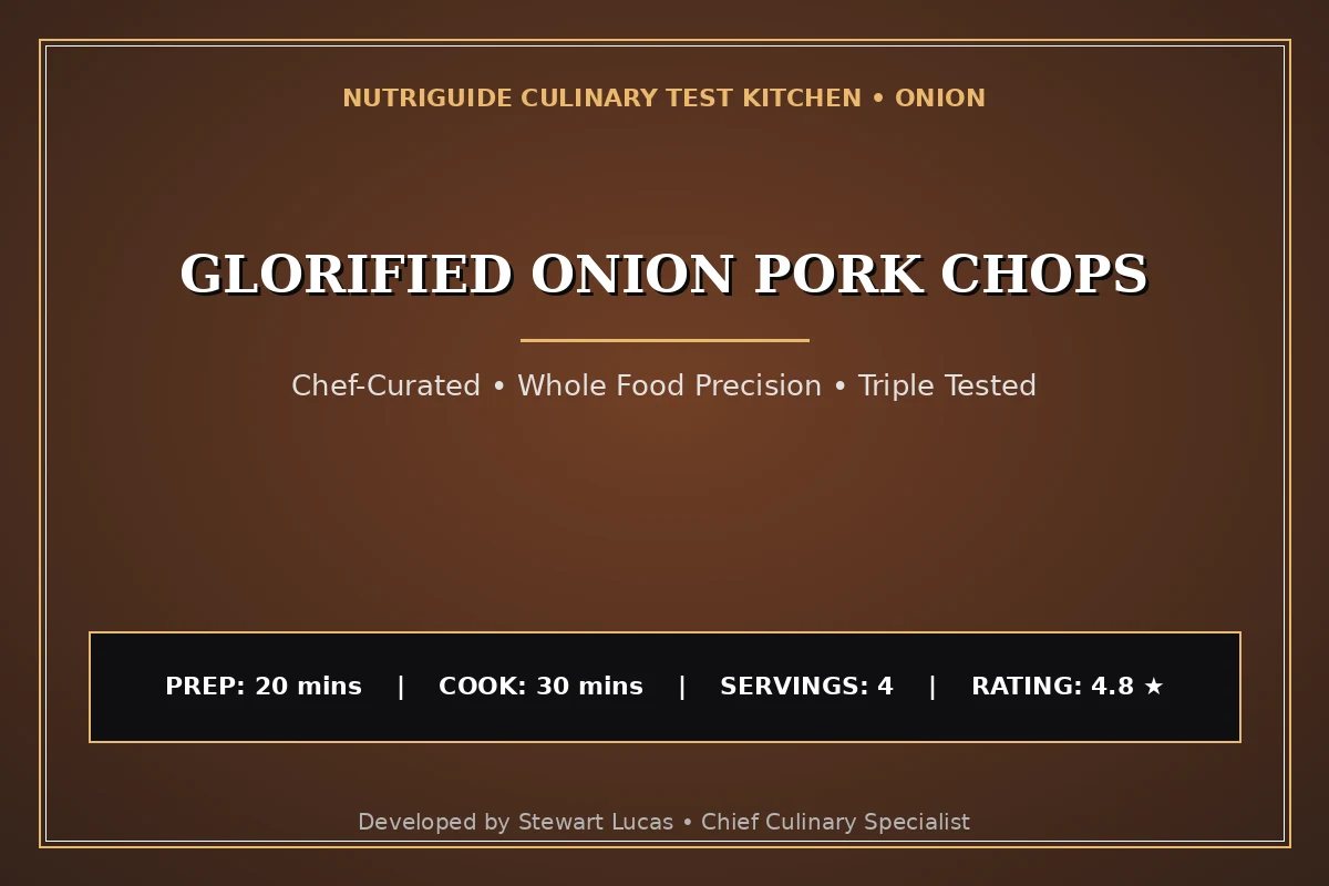 Glorified Onion Pork Chops