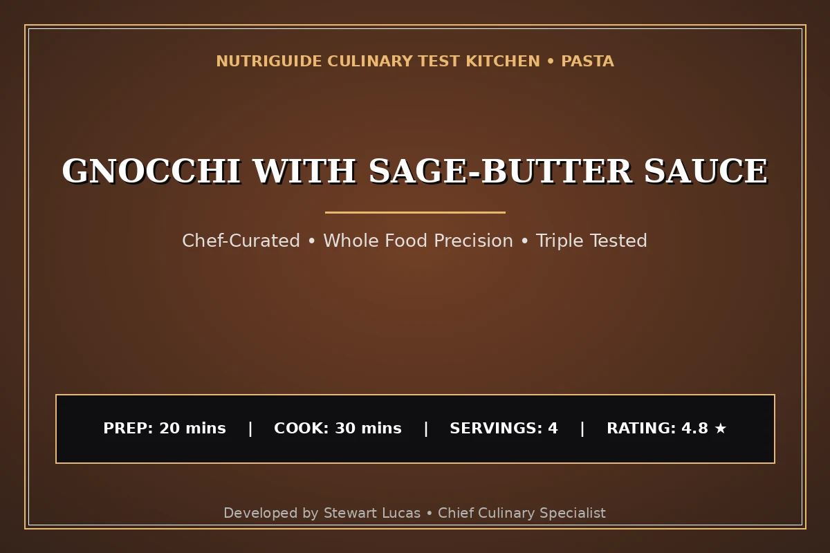 Gnocchi With Sage-Butter Sauce