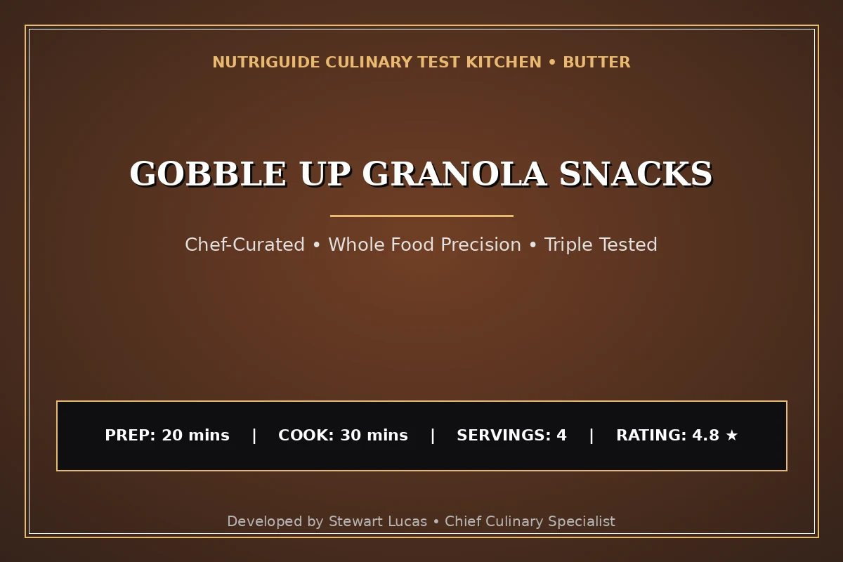 Gobble Up Granola Snacks