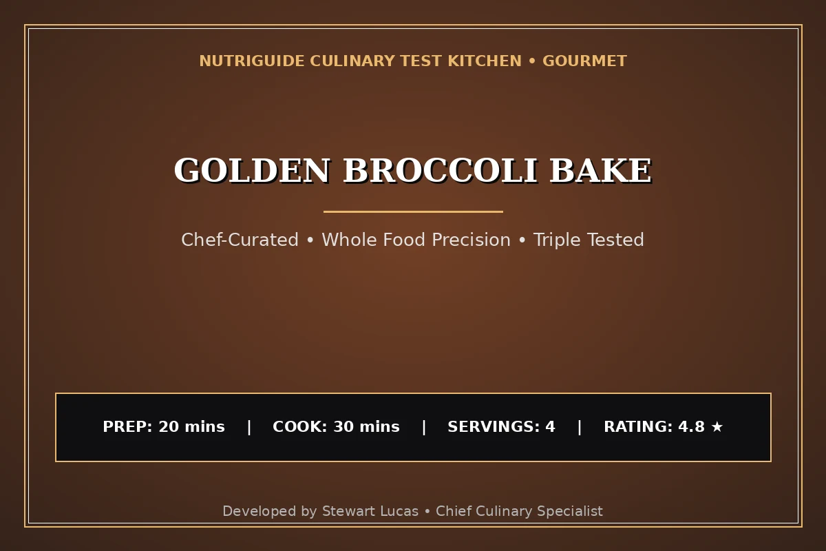 Golden Broccoli Bake