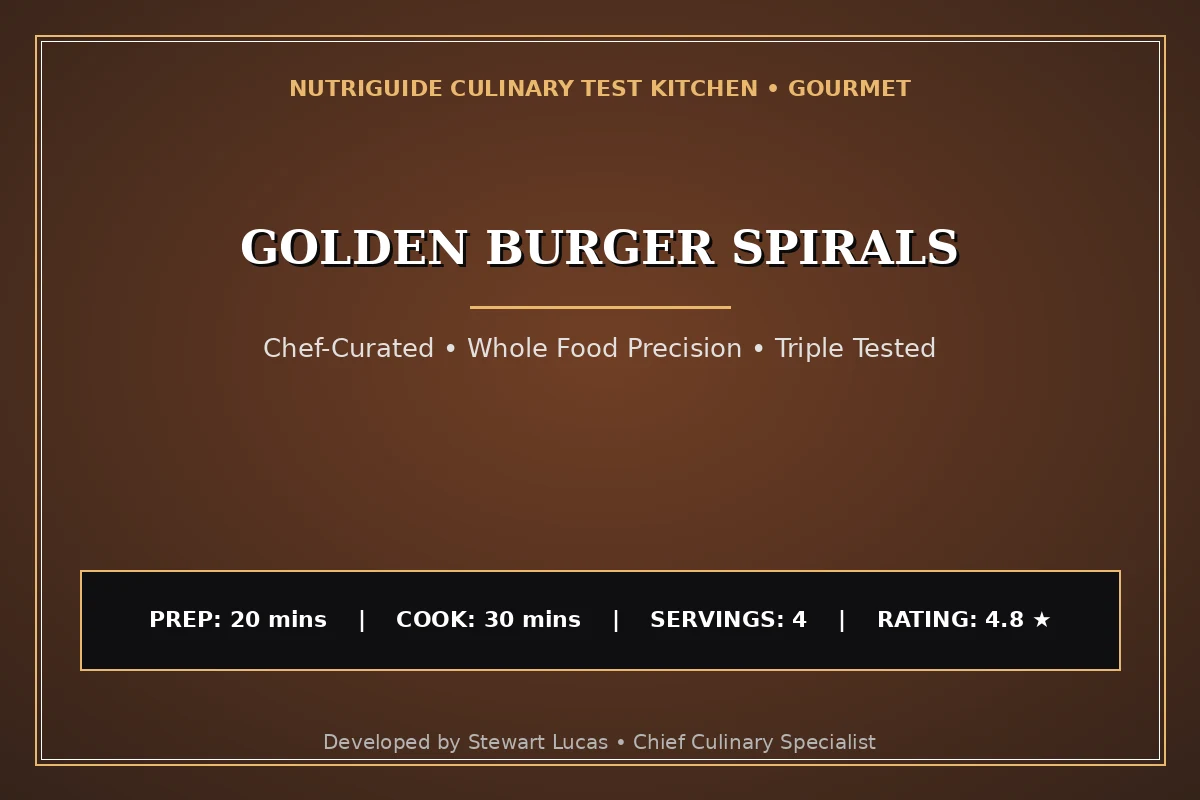 Golden Burger Spirals