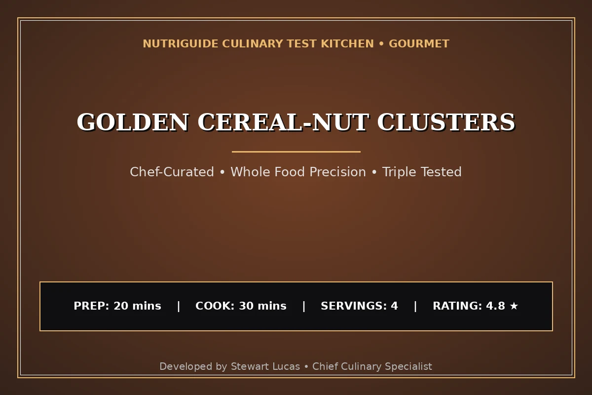 Golden Cereal-Nut Clusters