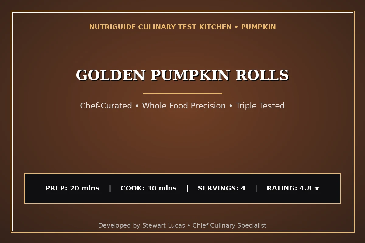 Golden Pumpkin Rolls