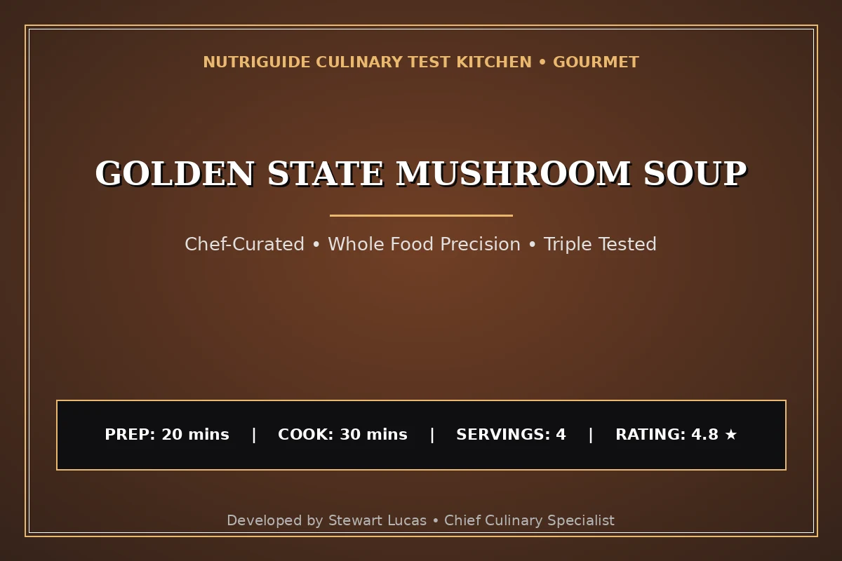 Golden State Mushroom Soup