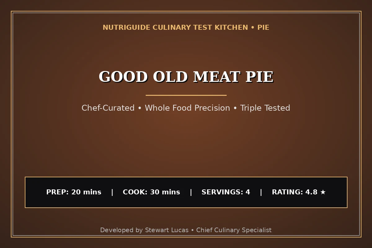 Good Old Meat Pie