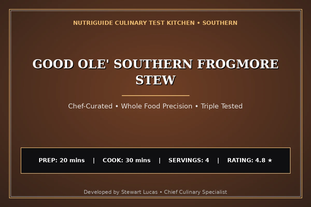 Good Ole' Southern Frogmore Stew