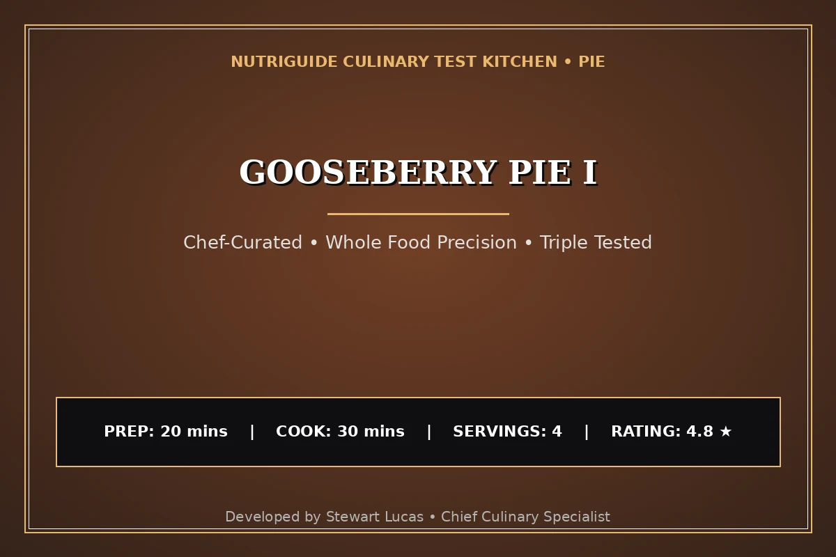 Gooseberry Pie I