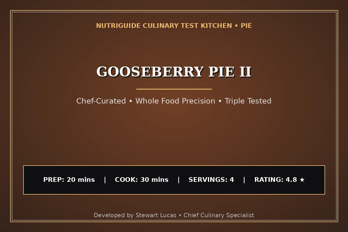 Gooseberry Pie Ii