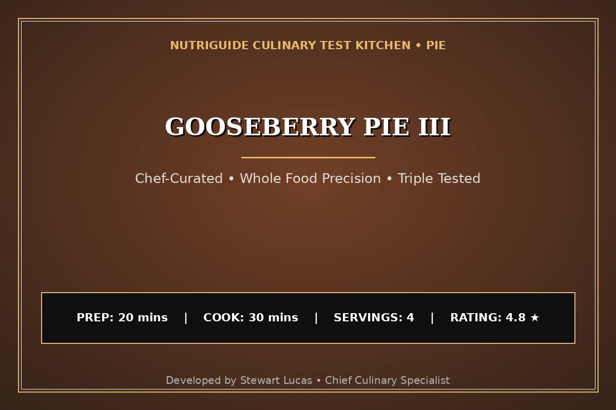 Gooseberry Pie Iii