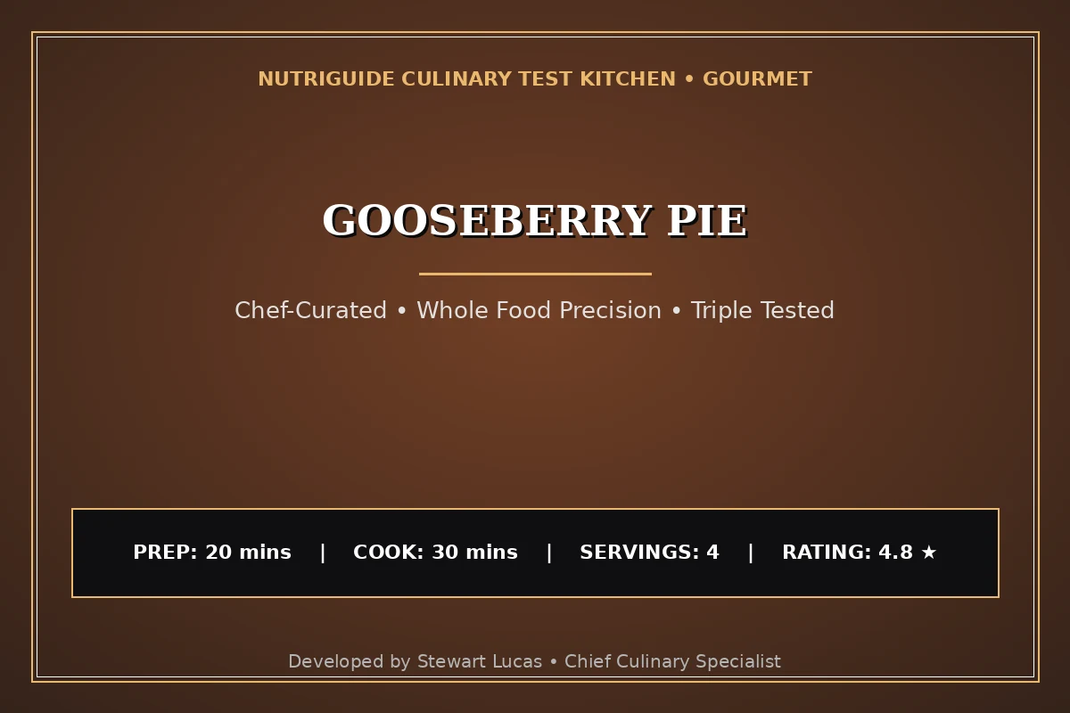 Gooseberry Pie