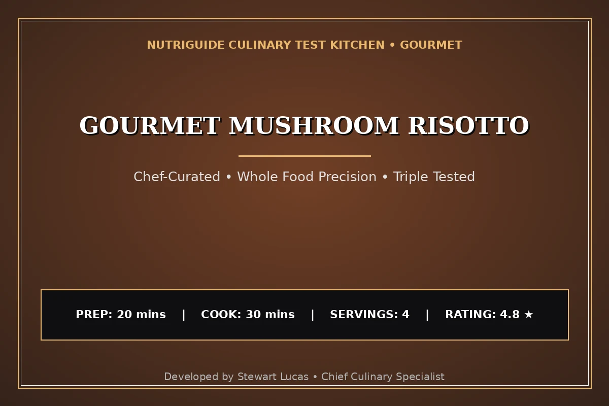 Gourmet Mushroom Risotto