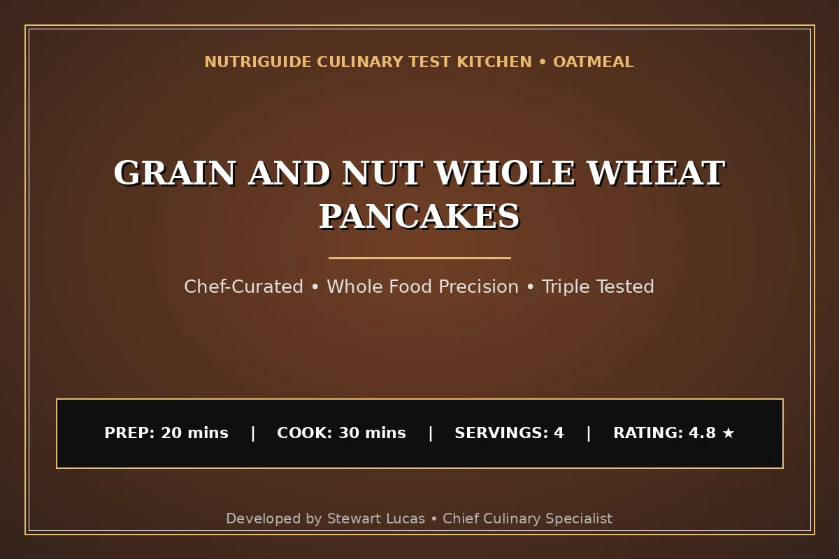 Grain And Nut Whole Wheat Pancakes