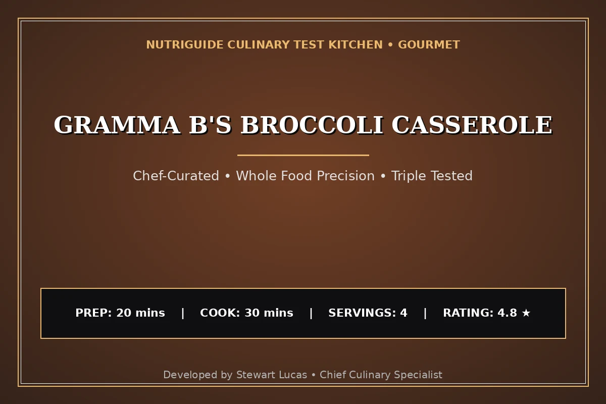 Gramma B'S Broccoli Casserole