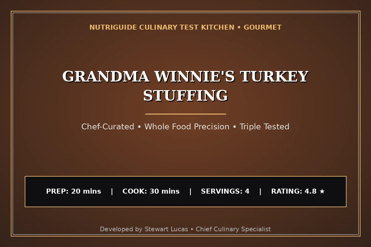 Grandma Winnie'S Turkey Stuffing