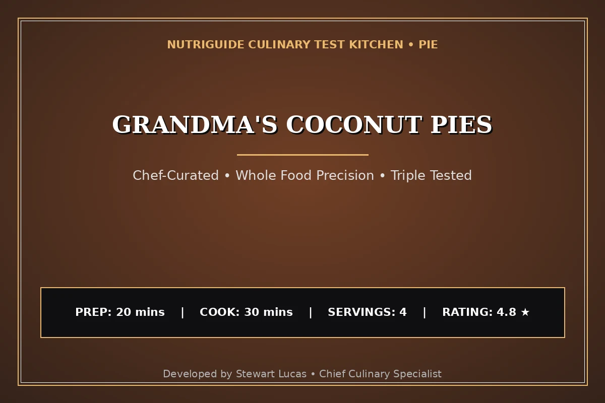 Grandma'S Coconut Pies