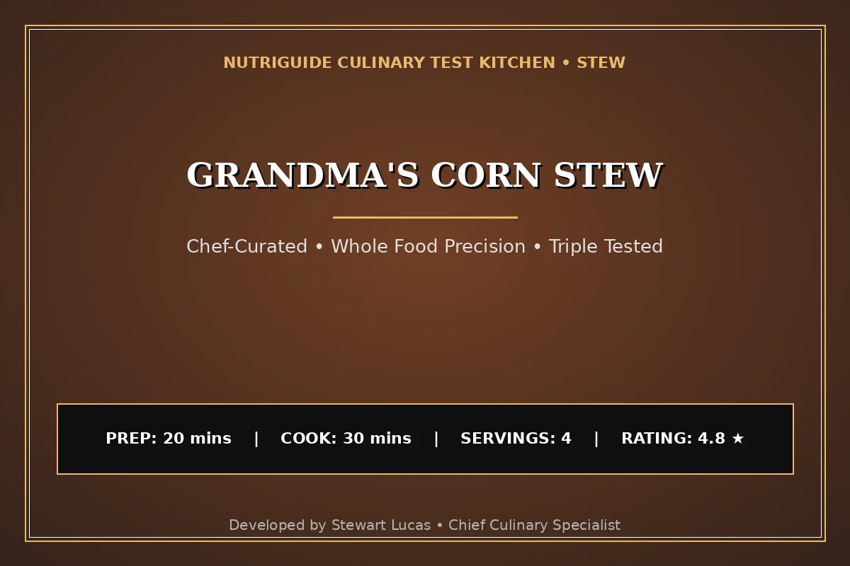 Grandma'S Corn Stew