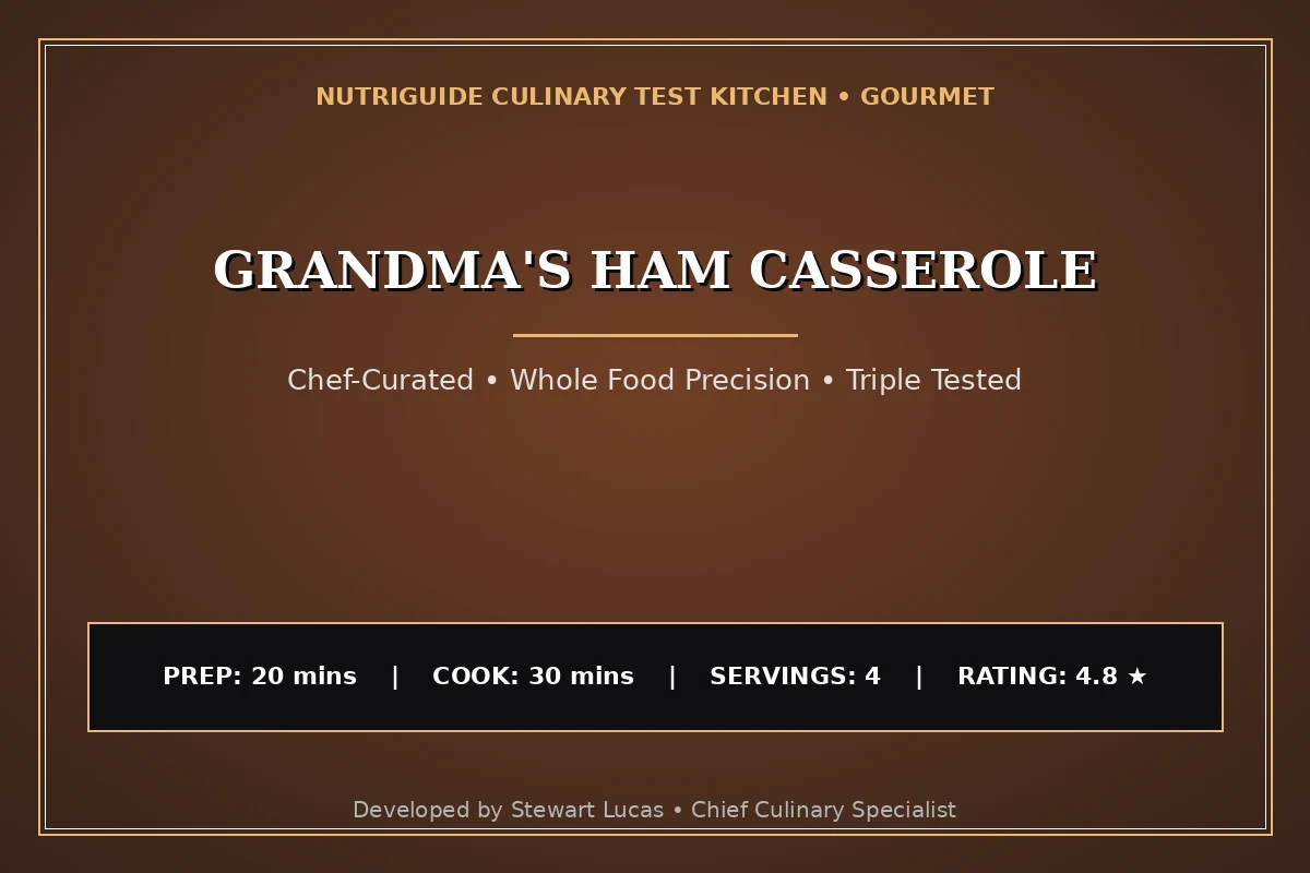 Grandma'S Ham Casserole