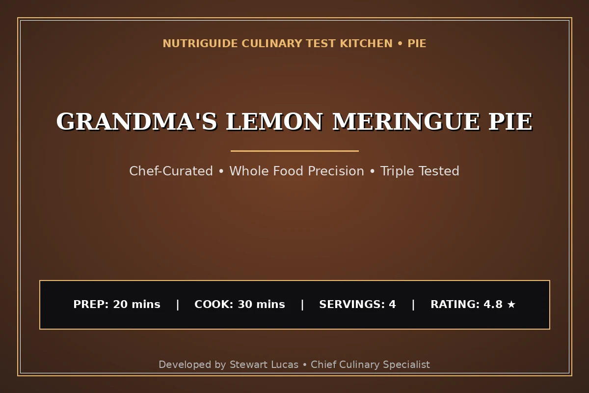 Grandma'S Lemon Meringue Pie