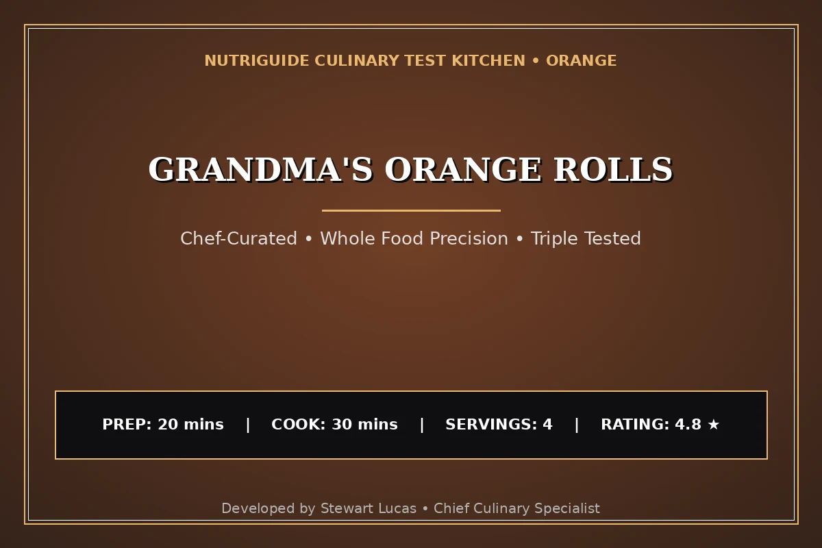 Grandma'S Orange Rolls