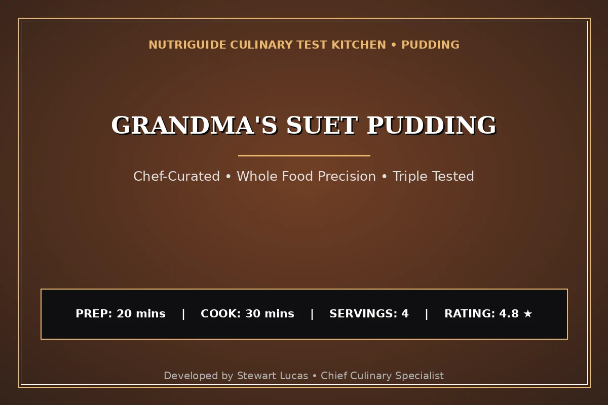 Grandma'S Suet Pudding