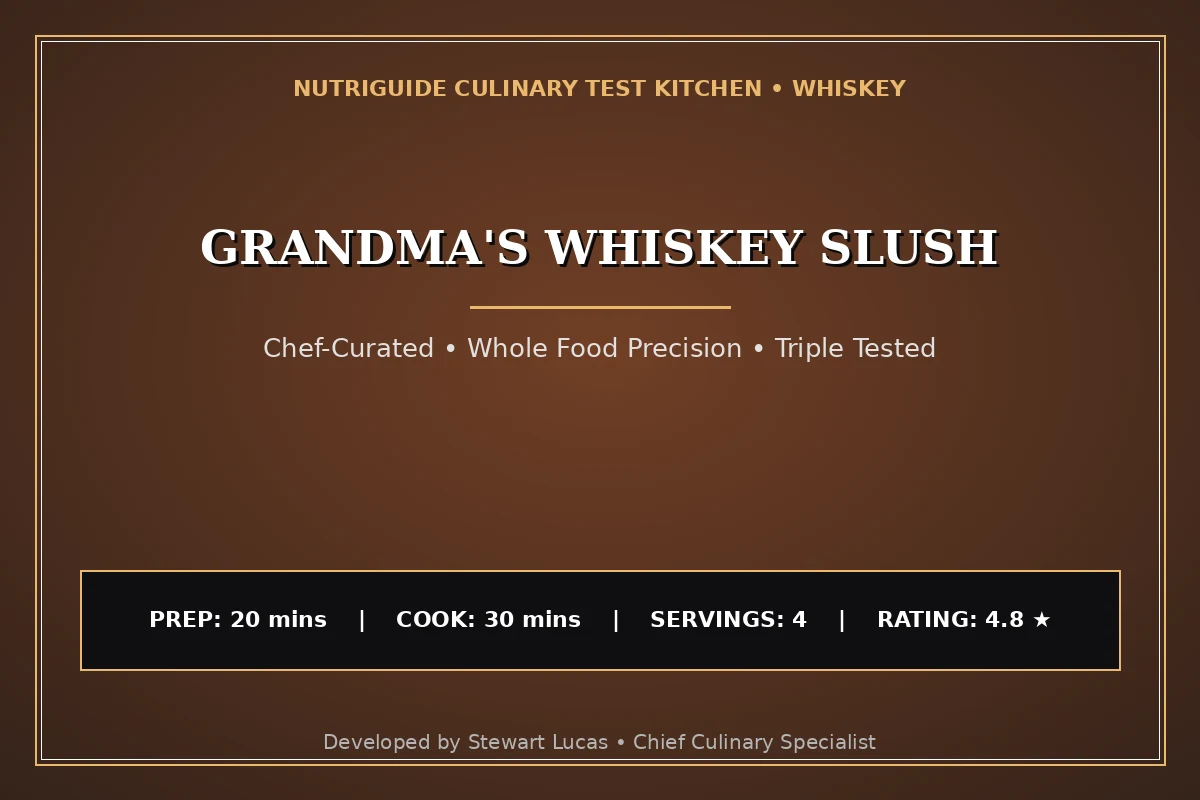 Grandma'S Whiskey Slush