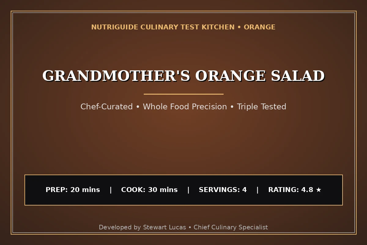 Grandmother'S Orange Salad
