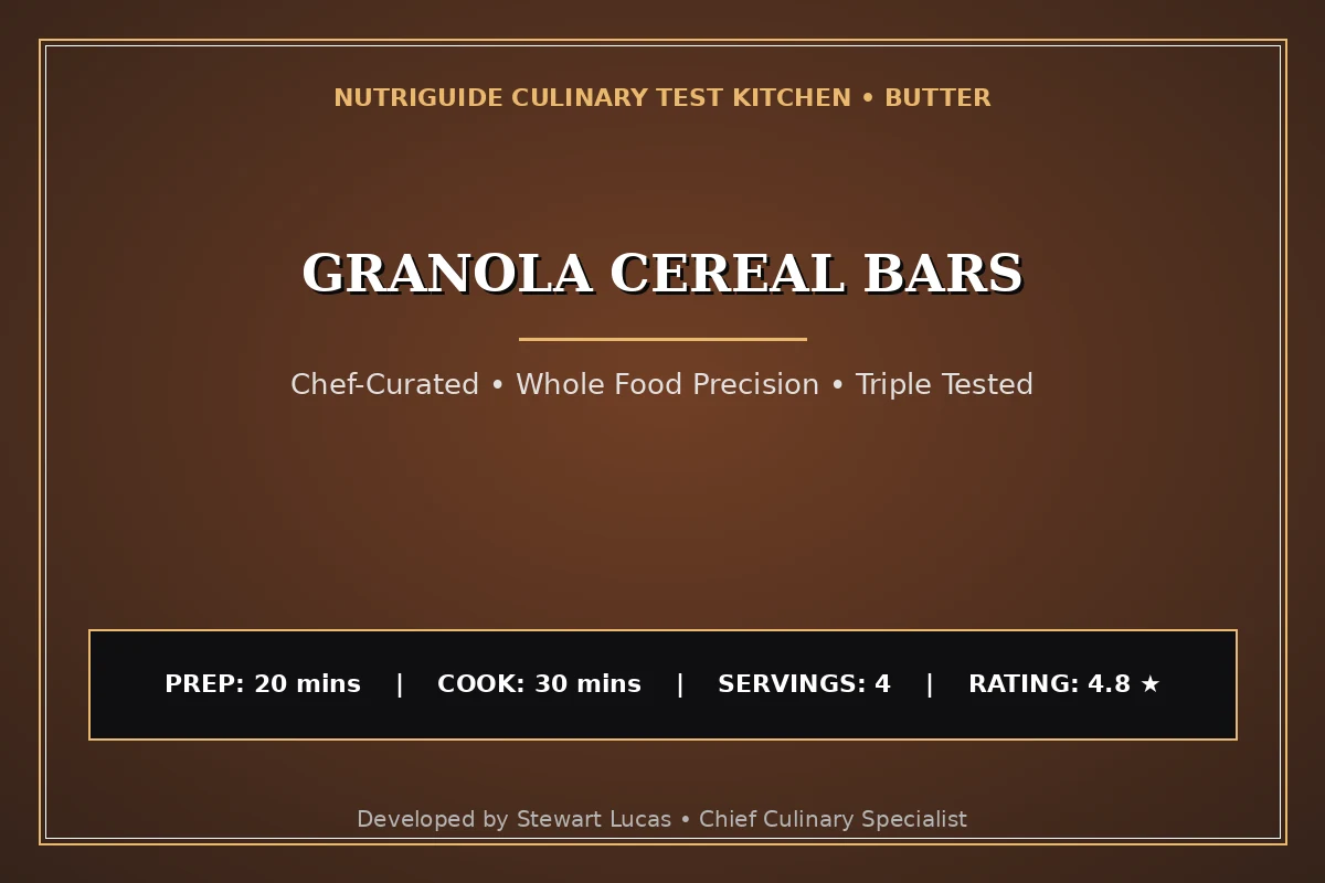 Granola Cereal Bars