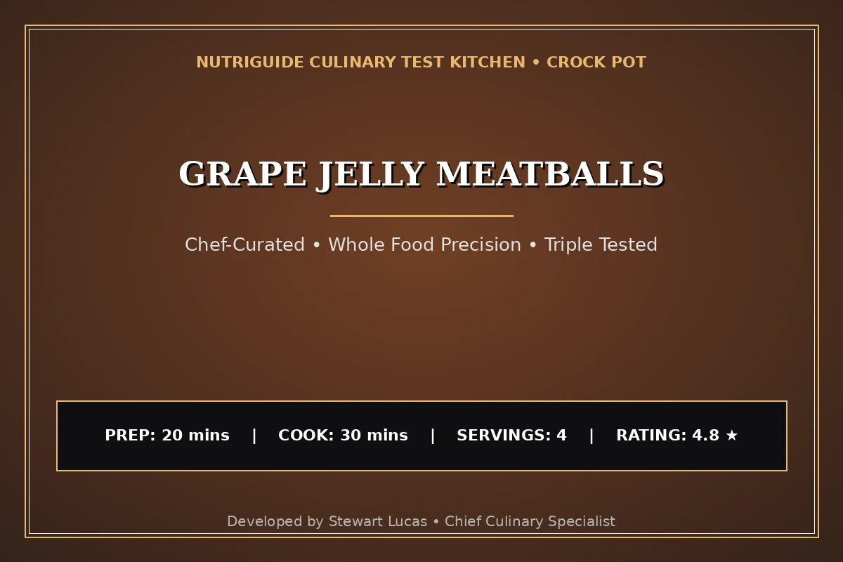 Grape Jelly Meatballs