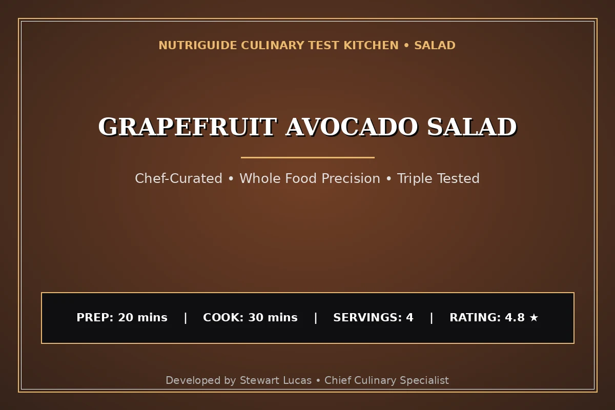 Grapefruit Avocado Salad