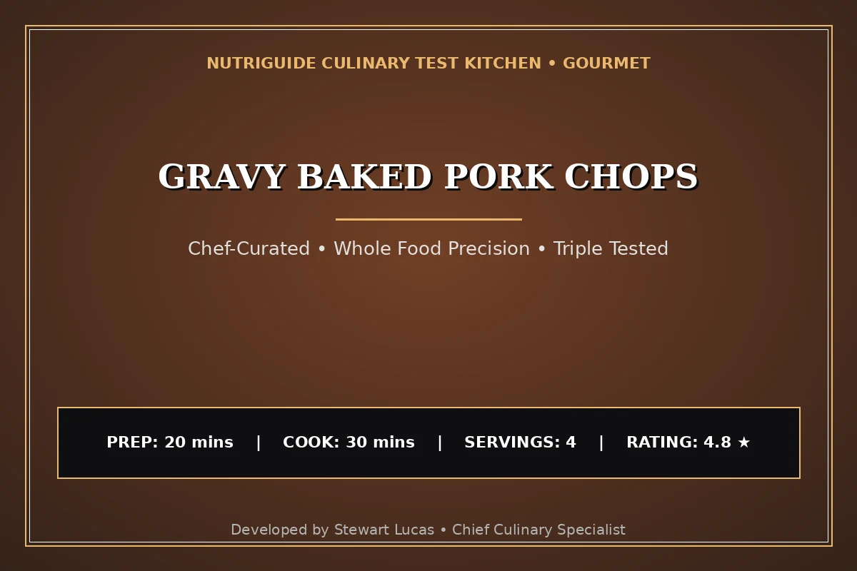 Gravy Baked Pork Chops