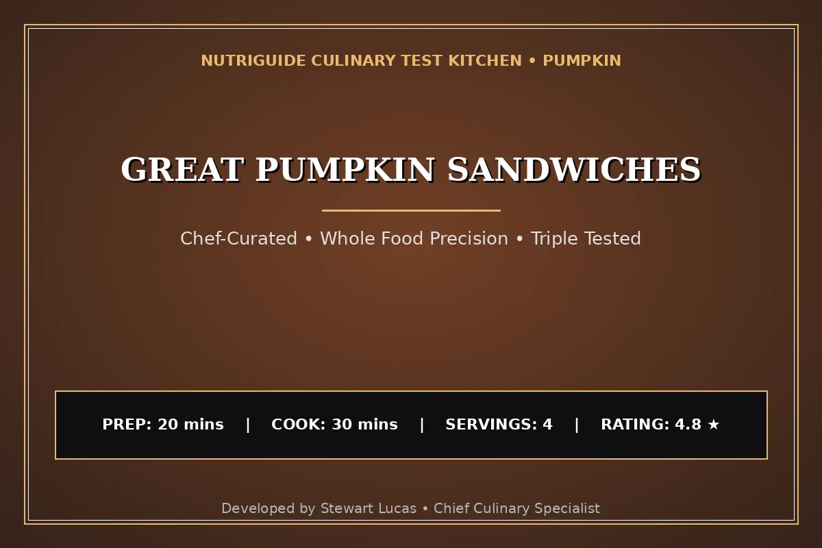 Great Pumpkin Sandwiches