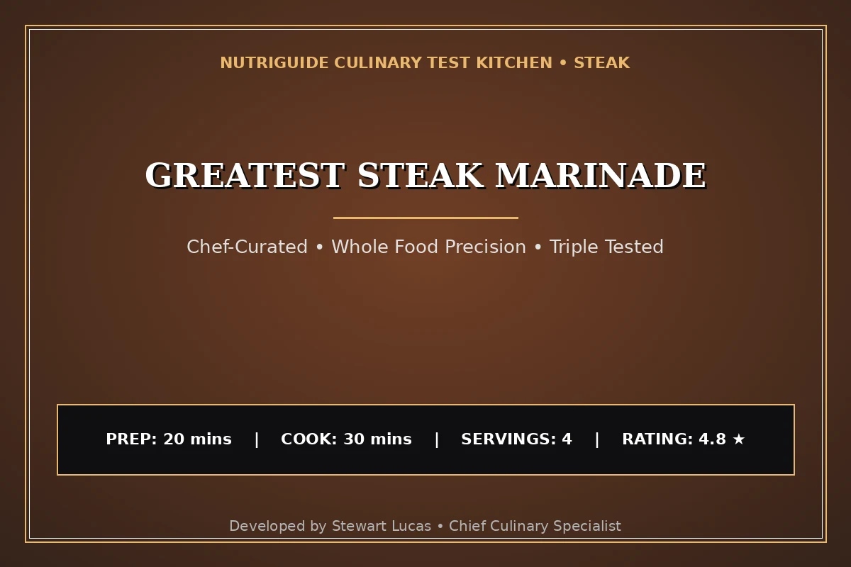 Greatest Steak Marinade