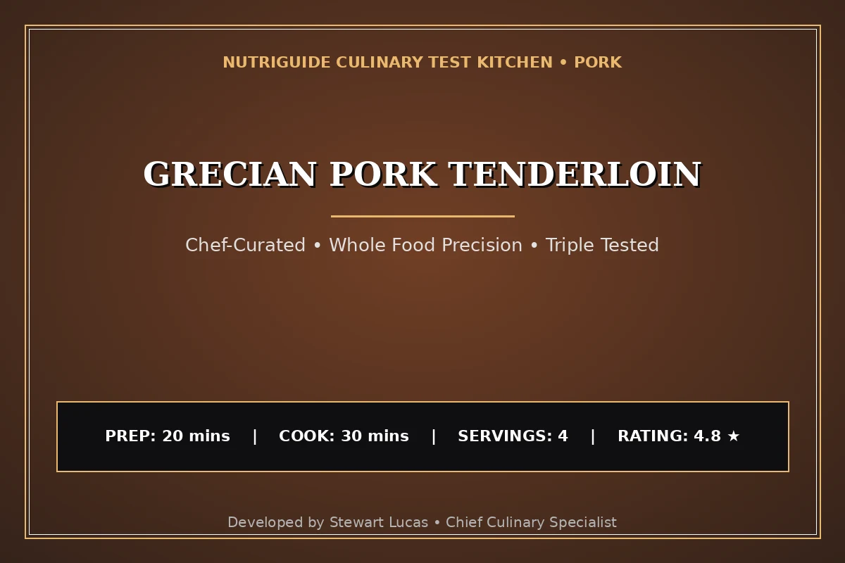 Grecian Pork Tenderloin