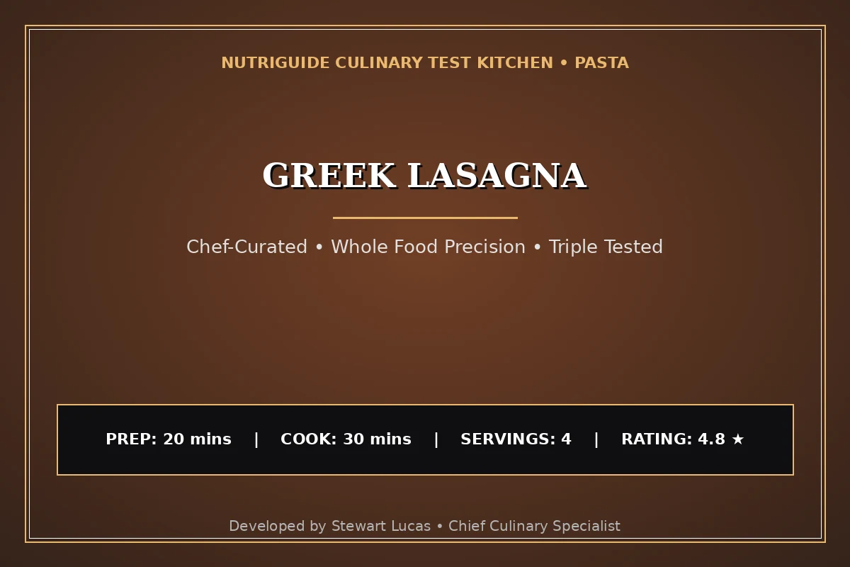 Greek Lasagna